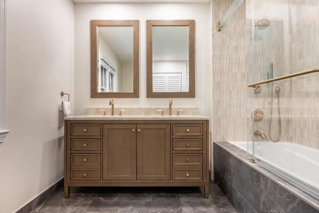 Bathroom remodeling Arlington VA design with modern and traditional features